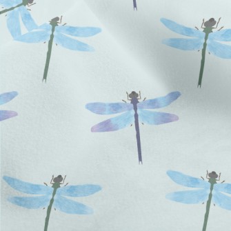 Blue Dragonfly Micro Fleece