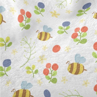 Bee And Fruit Minky