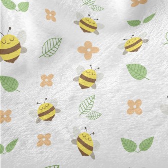 Flower Bees Minky