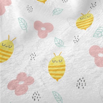 Bee And Flower Minky