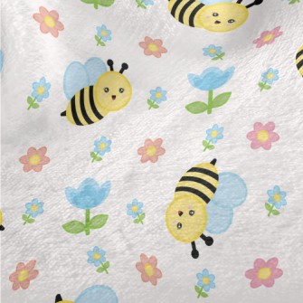 Bee And Flower Minky