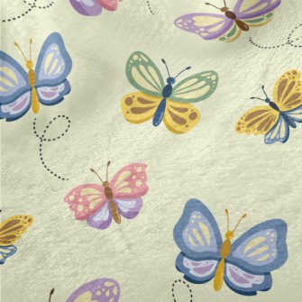 Colorful Butterfly Minky