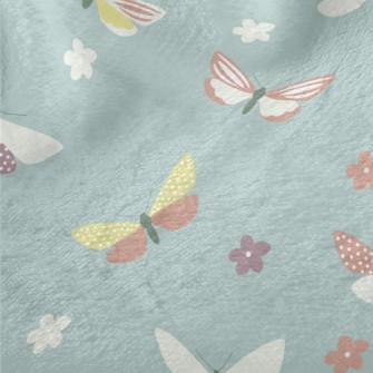 Butterflies Flying Minky
