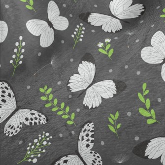 Small White Butterfly Minky