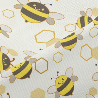 Honeycomb Bee Piqué