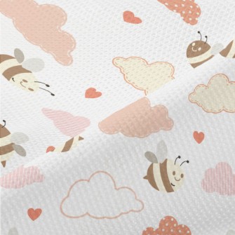 Bees And Clouds Piqué