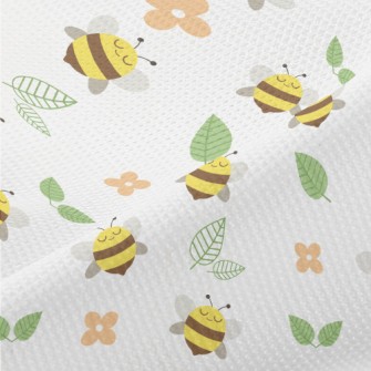Flower Bees Piqué