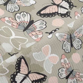 Colorful Butterfly Piqué