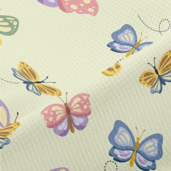 Colorful Butterfly Piqué