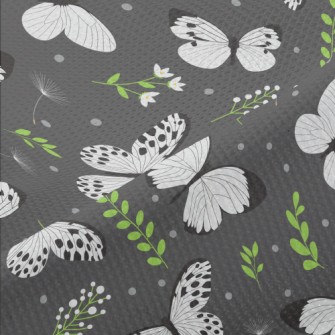 Small White Butterfly Piqué