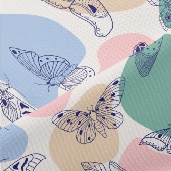 Variety Of Butterflies Piqué