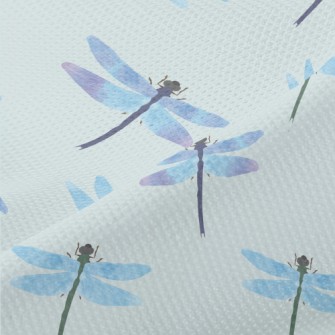 Blue Dragonfly Piqué