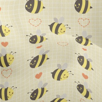 Cute Bee Lightweight Performance Linen