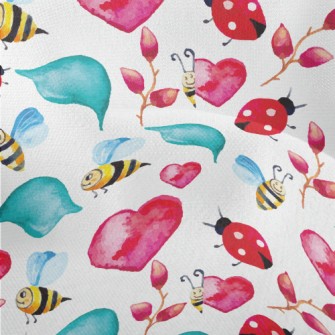 Ladybug And Bee Lightweight Performance Linen