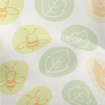 Bee And Leaves Lightweight Performance Linen