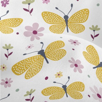 Yellow Butterfly Lightweight Performance Linen