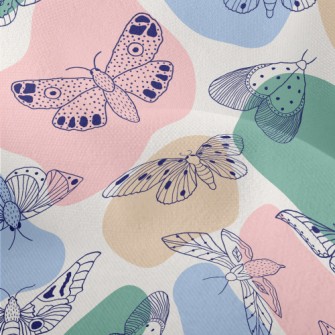 Variety Of Butterflies Lightweight Performance Linen