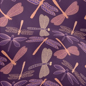 Purple Dragonfly Lightweight Performance Linen