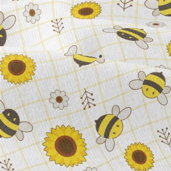 Bee And Sunflower Modern Jersey