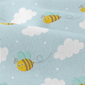 Bee White Cloud Modern Jersey