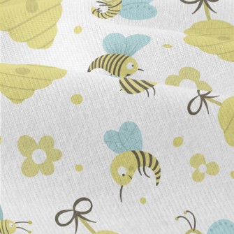 Honeycomb And Bees Modern Jersey
