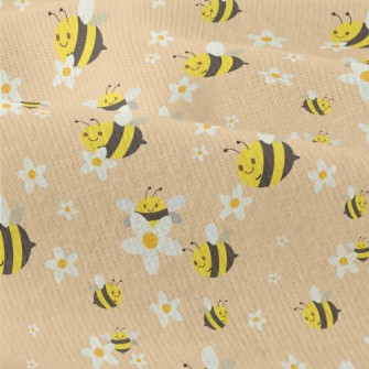 White Flower Bee Modern Jersey