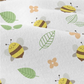 Bee And Little Flowers Modern Jersey