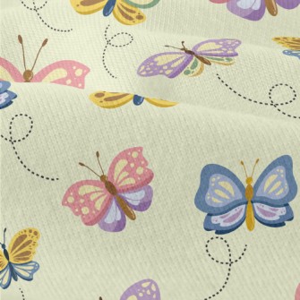Colorful Butterfly Modern Jersey