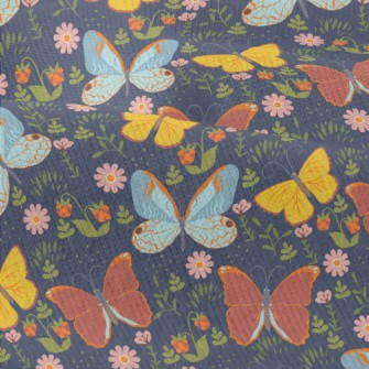 Butterflies And Flowers Modern Jersey