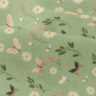 Flowers And Butterflies Modern Jersey