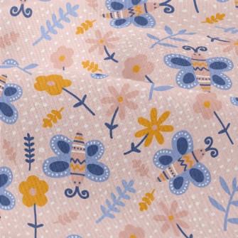 Flowers And Butterflies Modern Jersey