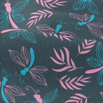Dragonfly And Leaves Modern Jersey