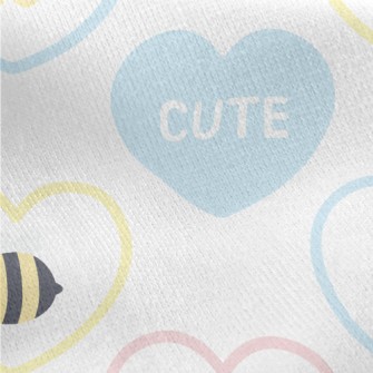 Love Bee Jersey Backed Fleece