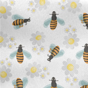 Busy Bee Jersey Backed Fleece
