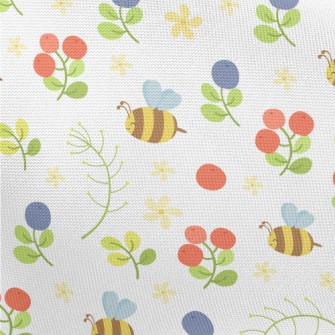 Bee And Fruit Pongee