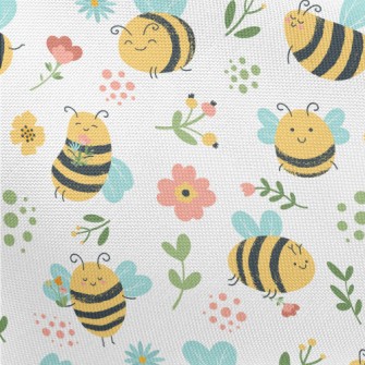 Lively Bee Pongee