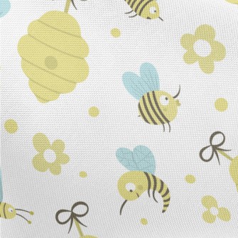 Honeycomb And Bees Pongee