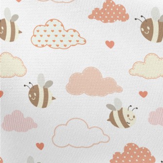 Bees And Clouds Pongee