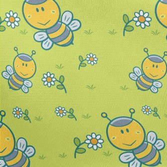 Cute Bee Pongee