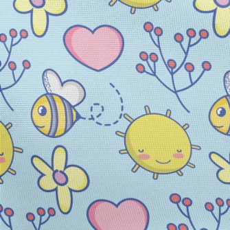 Sun And Bees Pongee
