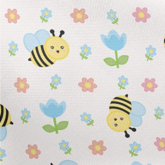 Bee And Flower Pongee