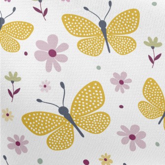 Yellow Butterfly Pongee