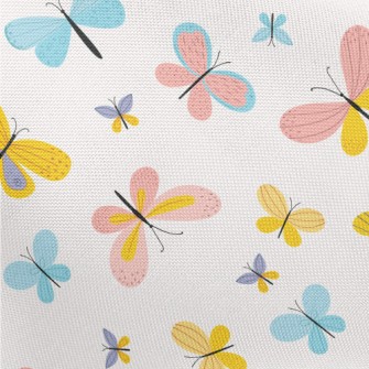 Colorful Butterflies Pongee