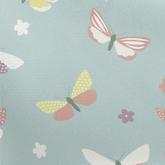 Butterflies Flying Pongee