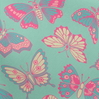 Pink Butterfly Pongee