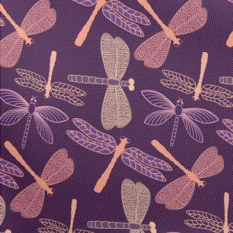 Purple Dragonfly Pongee