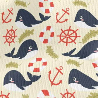 Whale And Rudder Stretch Jersey