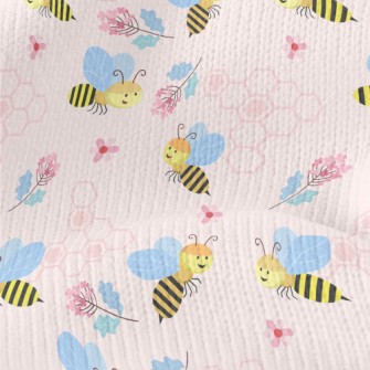Bees And Flowers Stretch Jersey