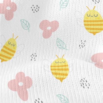 Bee And Flower Stretch Jersey
