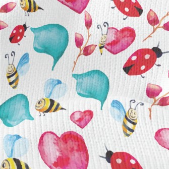 Ladybug And Bee Stretch Jersey